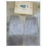 NOS 1988-1989 Lincoln Town Car Cartier TITANIUM Mats - NOS