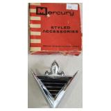 1957 Lincoln Premiere Rear Quarter Panel Emblem - NOS