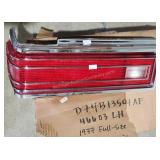 NOS 1977-80 Lincoln Versailles Left Rear Tail Lamp