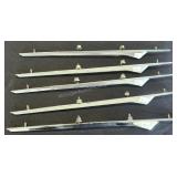 NOS 1960 Lincoln Continental Mark V Front Fender Spears