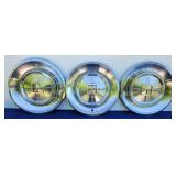 3 ct. 1960 Lincoln Continental Wheel Covers - NOS