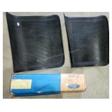 Pair of Lincoln BLACK Rubber Floor Mats- Used