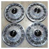NOS 4 ct. 1977-79 Lincoln Continental Mark V Wheel Covers- NOS