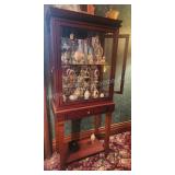 34 ct. Faberge Egg Collection w/ Cabinet
