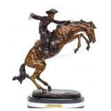 Bronco Buster Frederic Remington Sculpture
