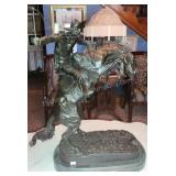 Bronco Buster Frederic Remington Sculpture