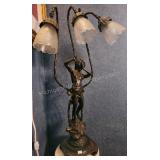 Bronze Figural Table Lamp