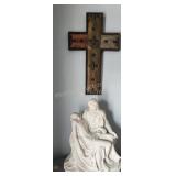 Statue Of The Pietà & Crucifix