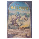 1930s Mail Pouch Tobacco Cardboard Promo