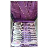 Set of Sterling Silver Spoons in Original Case