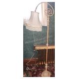 Antique Pedestal Floor Lamp