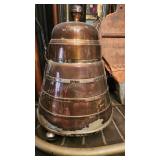 Antique Silver on Copper Coal Bucket