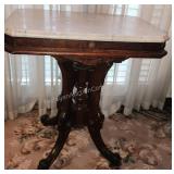 Antique Marble Top Parlor Table