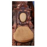 Elaborate 19th Century Victorian Era Side Chair