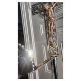Lighted Crucifix with Stand.  Church. Religious