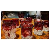10 ct. 1901-1908 Ruby Flash Glass. Carnival, Fair