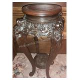 Elegant Carved Wood Plant/Flower/Sculpture Stand