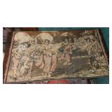 Beautiful 19th Century French Music Theme Tapesty
