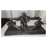 Two French Art Deco Table Top Sculptures