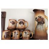Circa 1910 Taylor Smith Dog Portraits Mugs Set