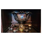 1910-1919 Northwood Carnival Punch Bowl Set