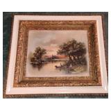 1878 Hoover Philada Fishing Theme Print
