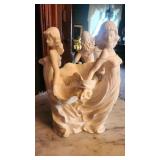 A. Santini Resin Figural Planter/Sculpture