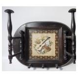 Floral Tapestry Coat Rack