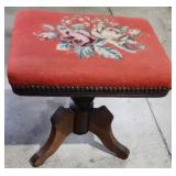 Needlepoint Foot Stool