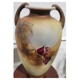  Antique hand-painted Japanese Nippon porcelain vase