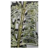 Vintage Hand Carved Natural JADE Chinese Dragon Boat