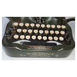 1917 Oliver No.9 Batwing Dark Green Typewriter