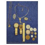 Watches, Jewelry, and Coins
