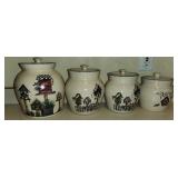 Casey Pottery 'Birdhouse' collection Canister Set