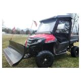 Honda Pioneer 700 ATV with Snow Plow. 1,759 Miles