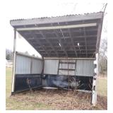 Three Sided Livestock Shed