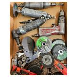Box Lot: Air Impact Tools & Grinding Wheels