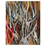 Box Lot: Various Pliers