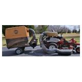 Exmark Zero Turn Mower with DR Leaf & Lawn Vacuum 