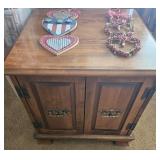 Solid Cherry End Table with Under Storage