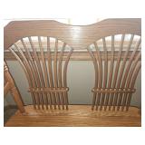 Solid Oak Windsor Bench