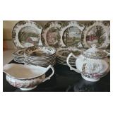 Johnson Bros. The Friendly Village Transferware Dining Set