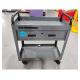 US General Metal Rolling Cart w/ Drawers
