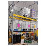 14' Pallet Racking w/ Shelves.  14'H x 12'W x 42.5