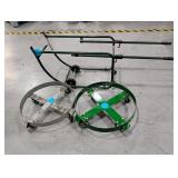 Steel Drum Dolly (x2) & Drum Cart
