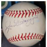 Vintage Joe DiMaggio New York Yankees Rubber Stamped Baseball