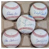 Signed Baseball Group w/Charlie Fox & Team Signed