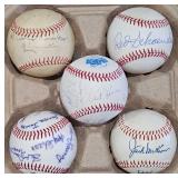 Signed Baseball Group w/ Red Schoendiest