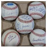 Signed Baseball Group w/ Hopalong Cassidy