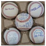 Signed Baseball Group w/ Bill Raimondi, Dick Ellsworth